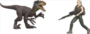 Buy Mattel - Jurassic World: Rebirth Zora Bennett & Velociraptor Action Figure 2-Pack