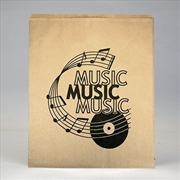 Buy Bags Unlimited BPM1518MM-100 Music Music Music Flat LP Bags 15 X 18 - 100 Pack (Kraft Brown)