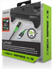 Buy Bionik BNK-9082  Xbox Series XS Lynx - USB-C Charge Cable 6 feet (Black)