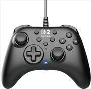 Buy Hori HORIPAD Turbo (Black) Wired Controller for Nintendo Switch 2 - Officially Licensed by Nintendo