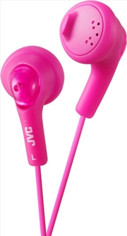 Buy JVC Ha-F160-P-K Gumy Earbud Headphones (Peach Pink)