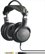 Buy JVC HARX900 Premium Audio Full-size Around Ear Headphones - 50mm Driver (Black)