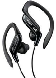 Buy JVC Haeb75B Sport Ear Clip Earphones Adjustable Splash Proof (Black)
