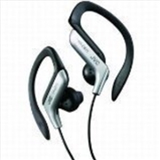 Buy JVC Haeb75S Sport Ear Clip Earphones Adjustable Splash Proof (Silver)