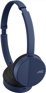 Buy JVC HAS23WA Flats Bluetooth Headphones Fold Flat - Mic & 3 Button Remote (Blue)