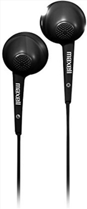 Buy Maxell 191569 JELM-BK Jelleez Earbuds Soft Comfort Fit with Microphone (Black)