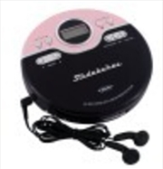Buy Studebaker SB3703PB Joggable Personal CD Player - FM - Bass Boost (Pink/Black)