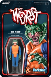 Buy Super7 - The Worst - ReAction Figures Wv6 (Scum Squad) - Red Tiger
