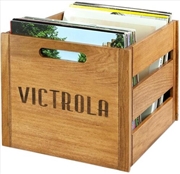 Buy Victrola VA-20 Record Crate - Holds 50 LP Vinyl Records (Natural Wood)