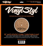 Buy Vinyl Styl® VS-M-001 12 Inch Anti Static Cork Turntable Mat - Less Vibration - No Slip