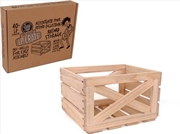 Buy Vinyl Styl VS-RS-06l Express LP Crate 12 Inch LP Record Storage 40+ Capacity Wood