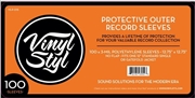 Buy Vinyl Styl® VS-P-015 12 Inch Vinyl Record Outer Sleeve Polyethylene - 100 Count (Clear)