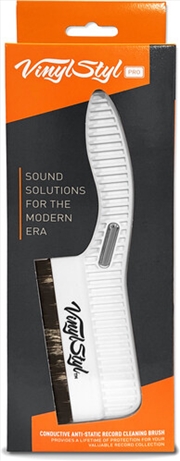 Buy Vinyl Styl® VS-A-019 Premium Conductive Anti-Static Record Cleaning Brush (White)