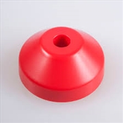 Buy Bags Unlimited A45AD 7 Inch 45 RPM Record Dome Adapters 50 Pack (Red)