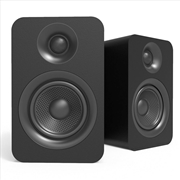 Buy Kanto YU Passive 4" Speakers with 1" Silk Dome Tweeter and 4" Kevlar Woofer - Black, Pair