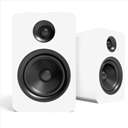 Buy Kanto YU Passive 5.25" Speakers with 1" Silk Dome Tweeter and 5.25" Kevlar Woofer - White, Pair