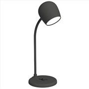 Buy Kreafunk Ellie Lamp W/ Qi Charger And Bluetooth Speaker - Black