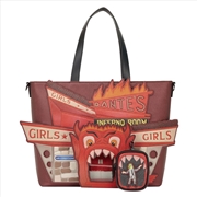 Buy Loungefly Beetlejuice - Beetlejuice Inferno Room Tote Bag with Coin Bag
