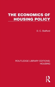 Buy The Economics of Housing Policy