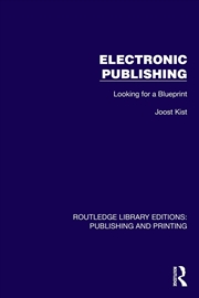 Buy Electronic Publishing Looking For A Blueprint