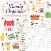 Buy Family Organiser - At Home 2026 Square Wall Calendar