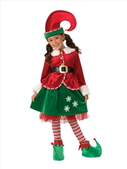 Buy Elf Deluxe Girl Costume - Size L