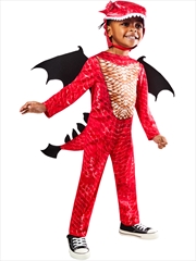 Buy Red Dragon Costume - Size 3-5