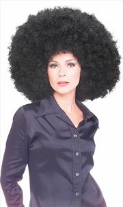 Buy Super Afro Wig Black - Adult