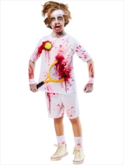 Buy Zombie Rotter Federer Costume - Size S 7-8 Yrs