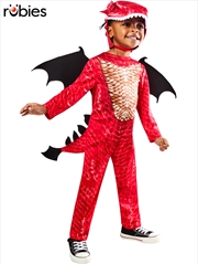 Buy Red Dragon Costume - Size 6-8