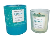Buy Candle 200G Sage Wood Wick Crystalal Glass