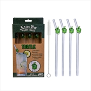 Buy Eco-To-Go Turtle Glass Straw (4 Pack)