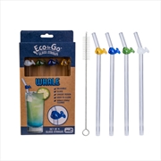 Buy Eco-To-Go Glass Straw 4Pcs Whale
