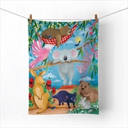 Buy Wildlife Down Under Microfibre Tea Towel