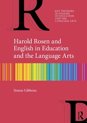 Buy Harold Rosen And English In Ed