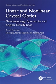 Buy Linear and Nonlinear Crystal Optics
