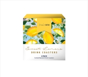 Buy Sweet Lemons Drink Coaster Set 4
