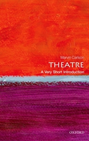 Buy Theatre : A Very Short Introduction