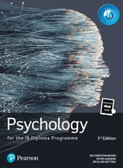 Buy Pearson Psychology For The Ib Diploma Programme 3Rd Edition