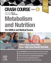 Buy Crash Course Metabolism And Nutrition : For The Mla And Medical Exams