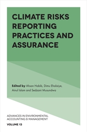 Buy Climate Risks Reporting Practices And Assurance