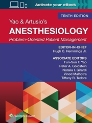 Buy Yao & Artusio's Anesthesiology : Problem-Oriented Patient Management Print + Ebook With Multimedia
