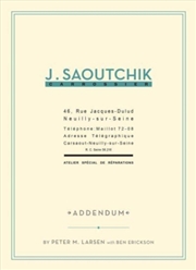 Buy J. Saoutchik Carrossier : Addendum