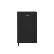 Buy Moleskine Precious & Ethical 2026 12-Month Weekly Large Hardcover Notebook In Box: Mamba Black