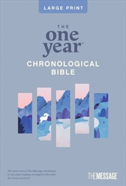 Buy One Year Chronological Bible The Message, Large Print