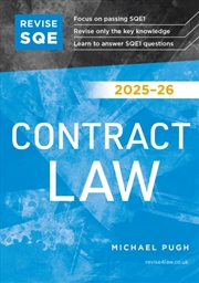 Buy Revise Sqe Contract Law 2025/26 : Sqe1 Revision Guide