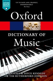 Buy The Oxford Dictionary Of Music