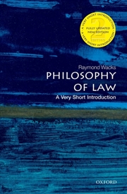 Buy Philosophy Of Law : A Very Short Introduction