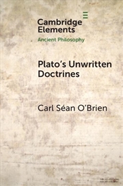 Buy Plato'S Unwritten Doctrines