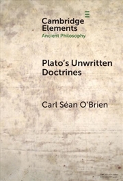 Buy Plato'S Unwritten Doctrines